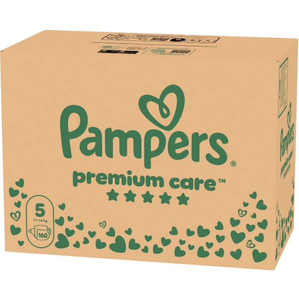 Фото - Одноразові підгузки Pampers Premium Care Розмір 5 (11-16 кг) 160 шт (80883550)